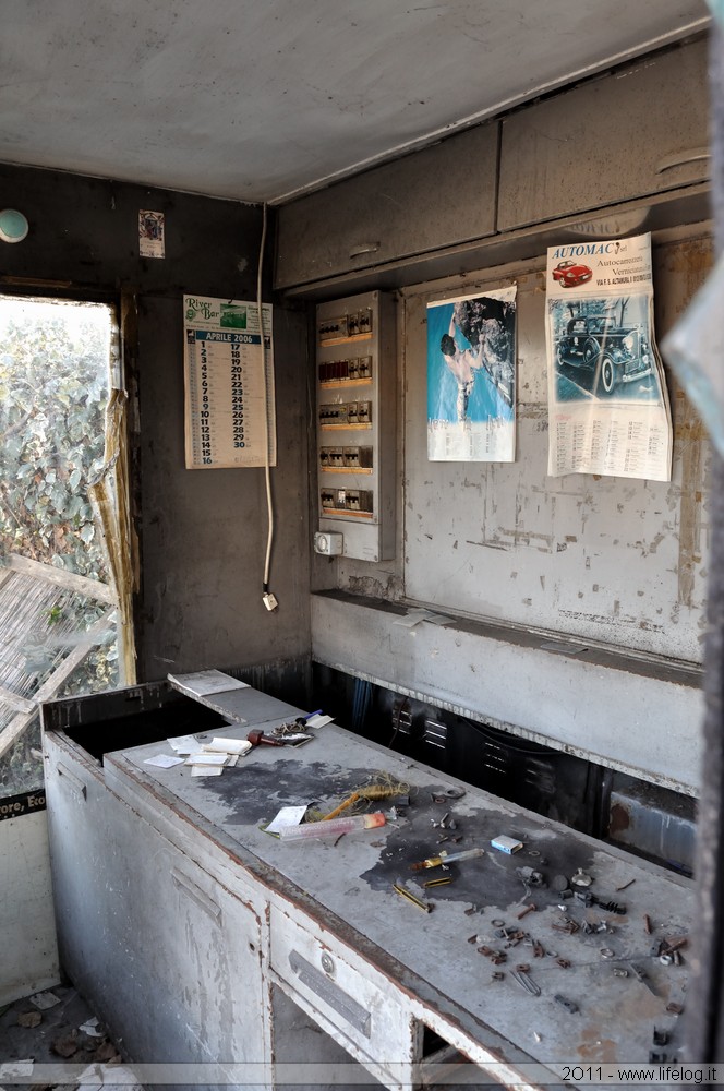 Abandoned gas station