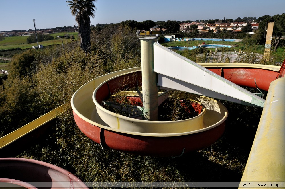 Abandoned waterpark