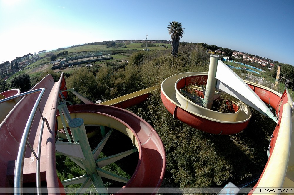 Abandoned waterpark