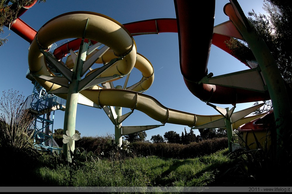 Abandoned waterpark