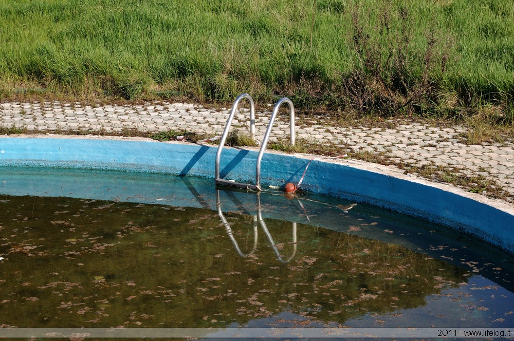 Abandoned waterpark