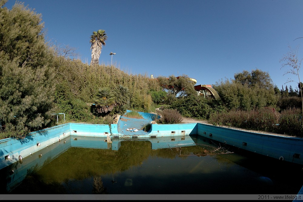 Abandoned waterpark