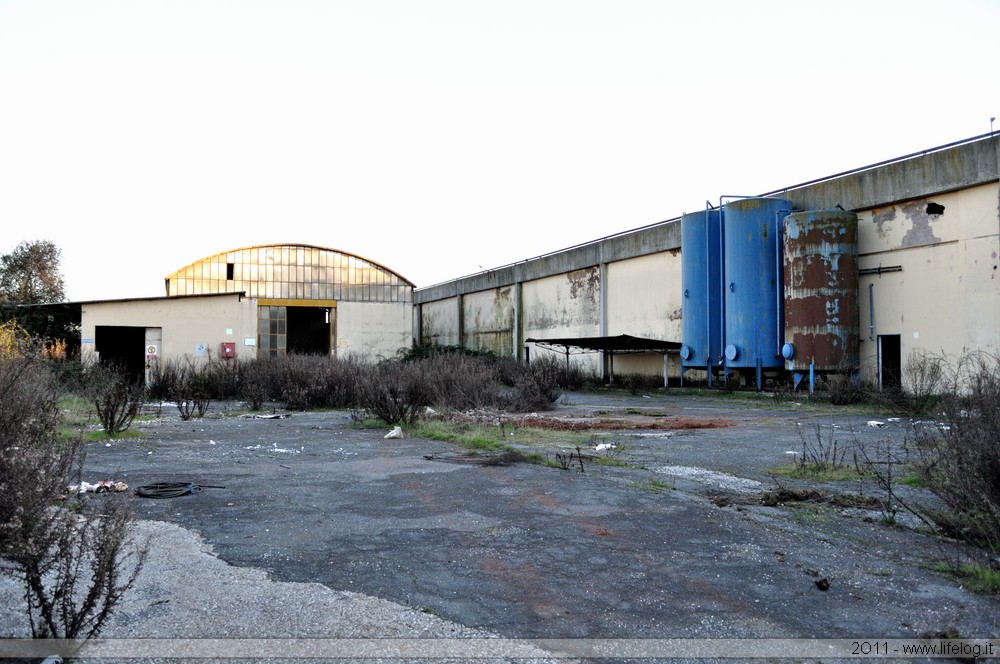 Abandoned industrial plant