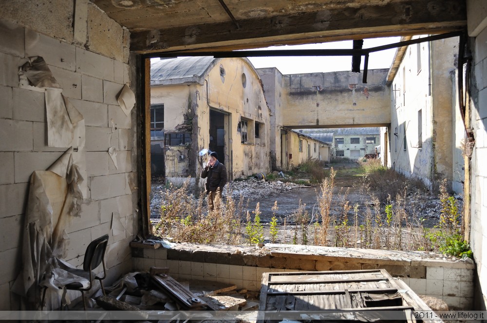 Abandoned pharmaceutical plant