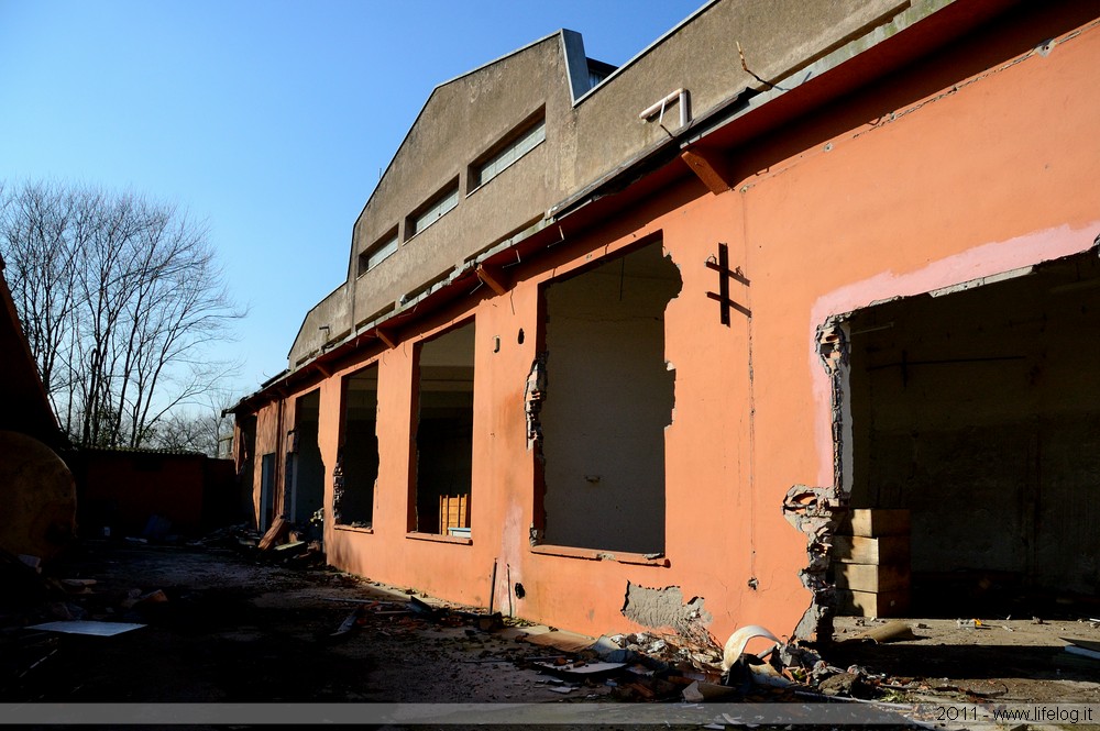 Abandoned pharmaceutical plant