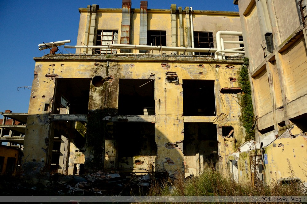 Abandoned pharmaceutical plant