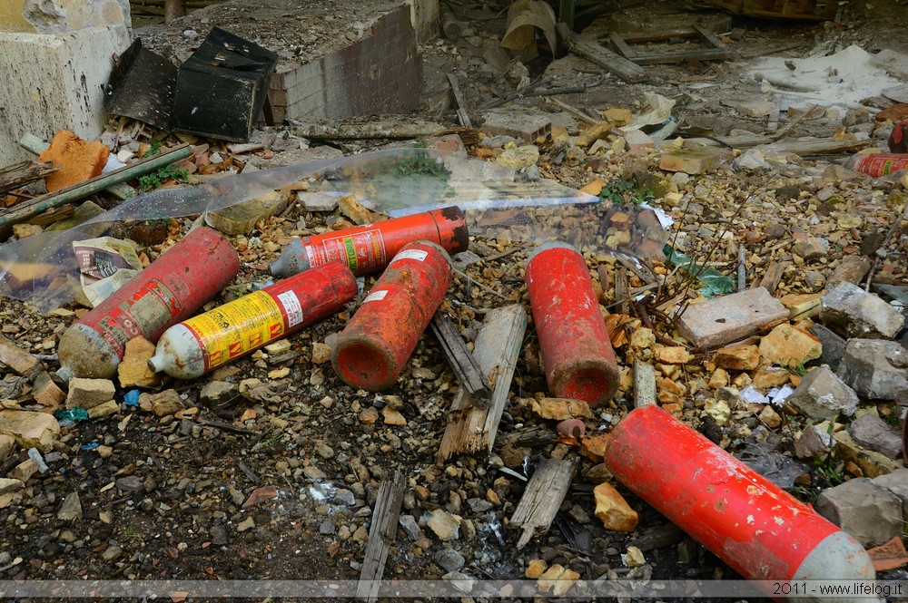 Abandoned pharmaceutical plant