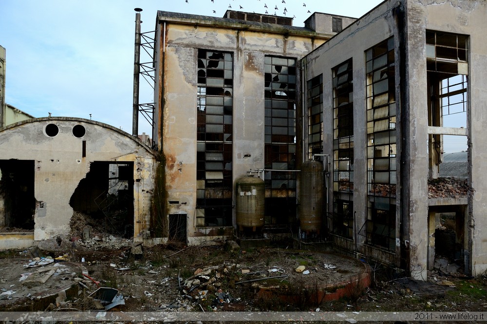 Abandoned pharmaceutical plant