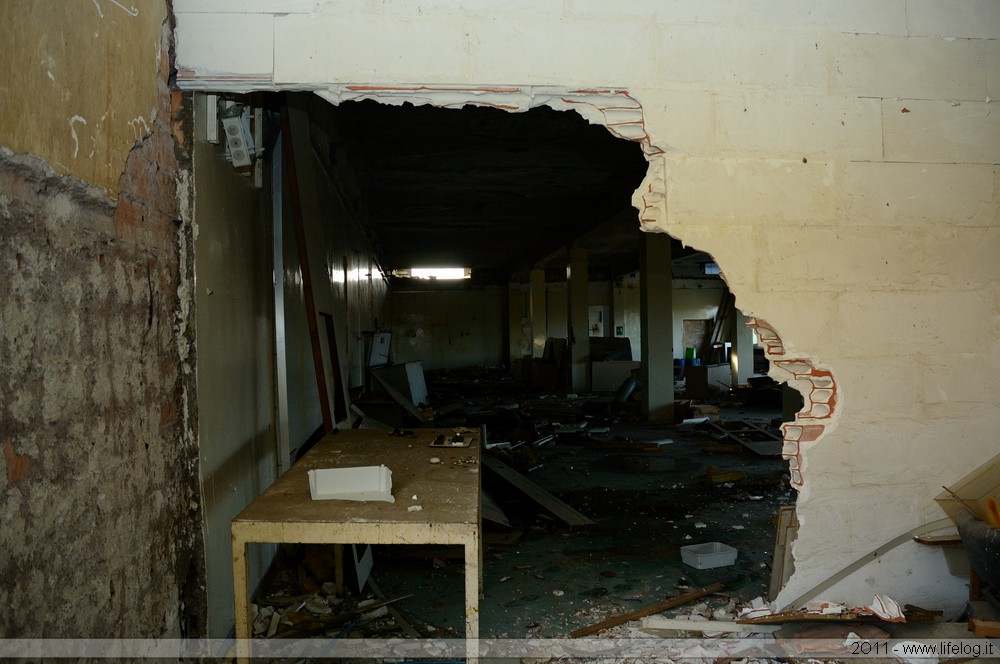 Abandoned pharmaceutical plant