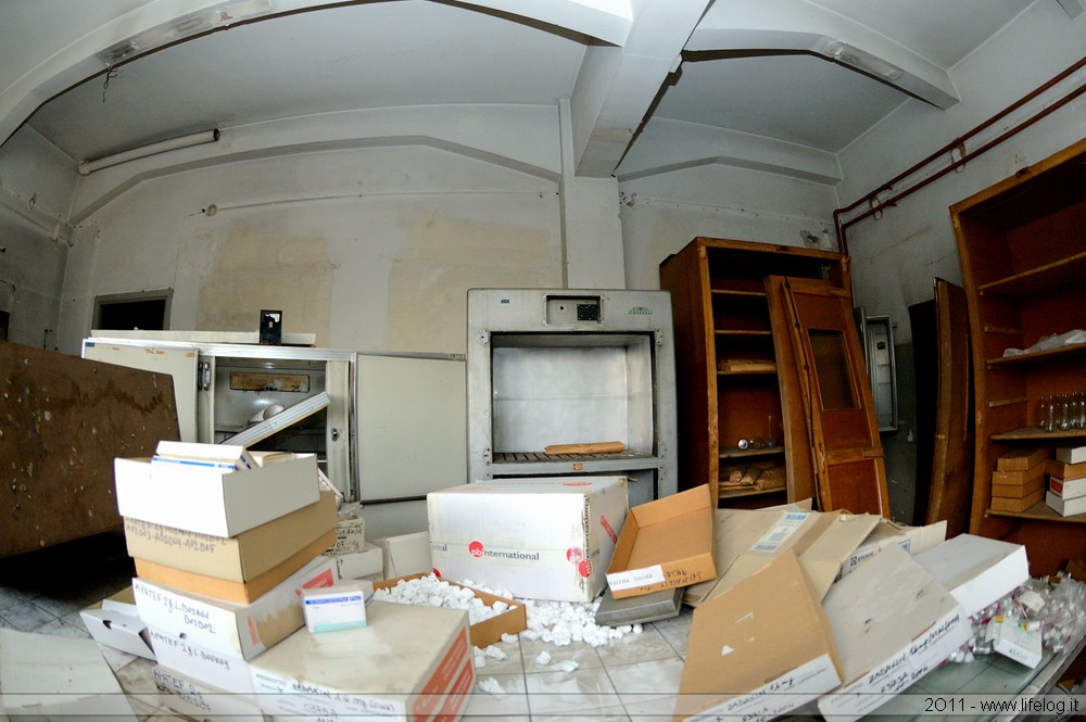 Abandoned pharmaceutical plant