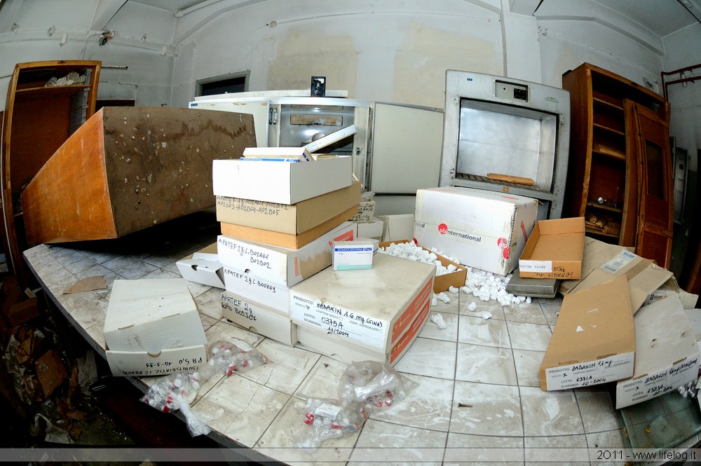 Abandoned pharmaceutical plant