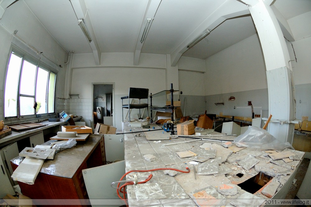 Abandoned pharmaceutical plant