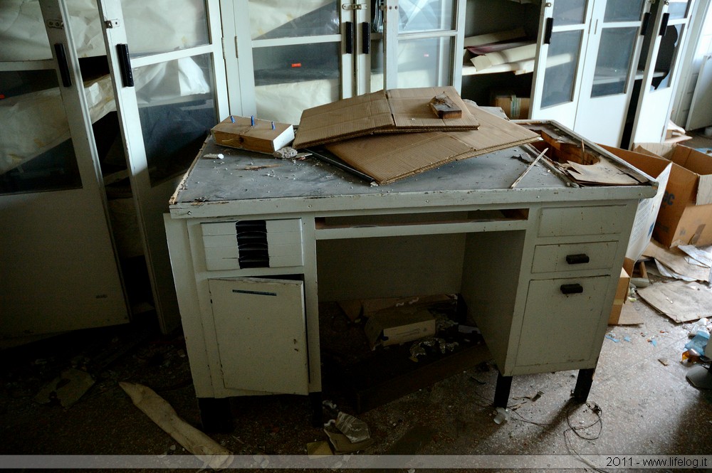 Abandoned pharmaceutical plant