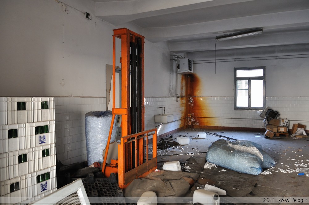 Abandoned pharmaceutical plant