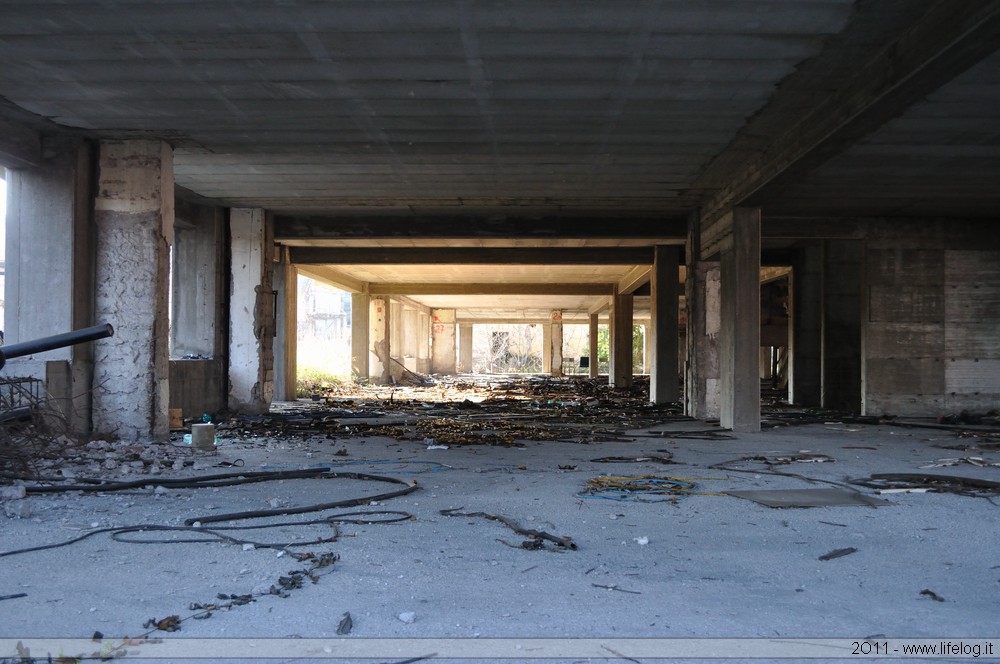 Abandoned pharmaceutical plant