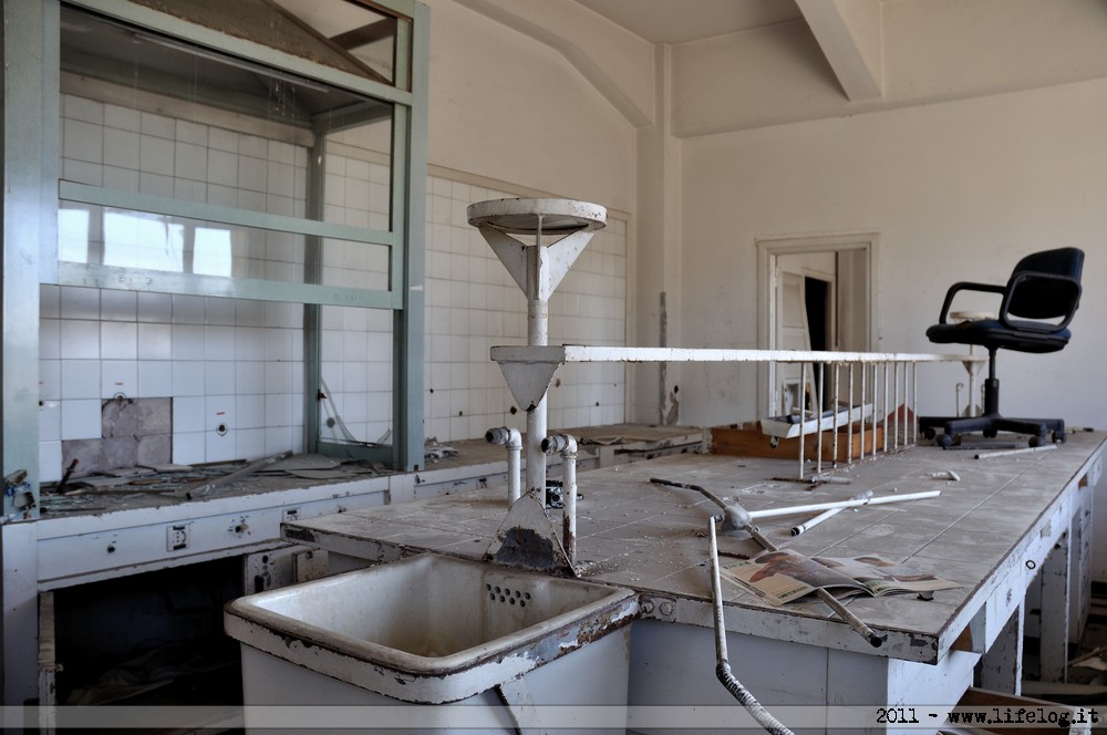 Abandoned pharmaceutical plant