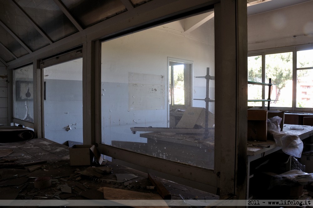 Abandoned pharmaceutical plant