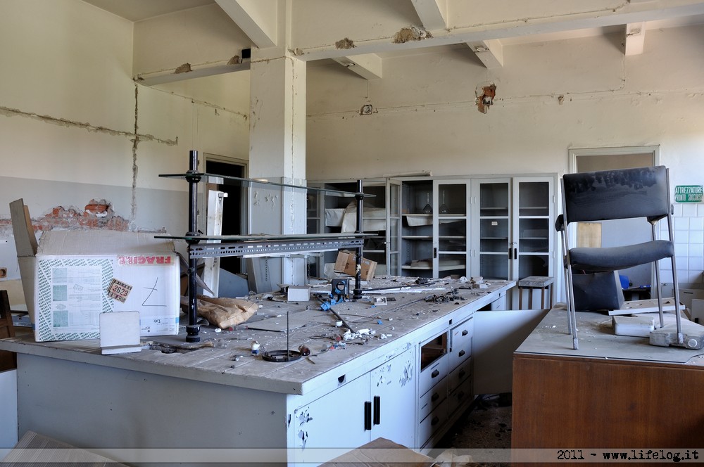 Abandoned pharmaceutical plant