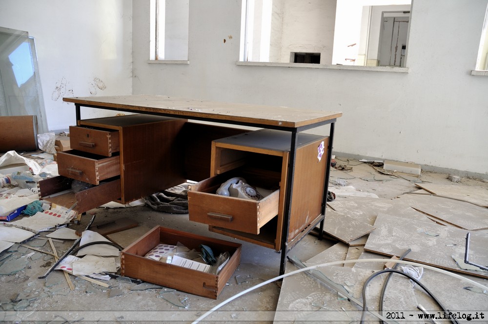 Abandoned pharmaceutical plant