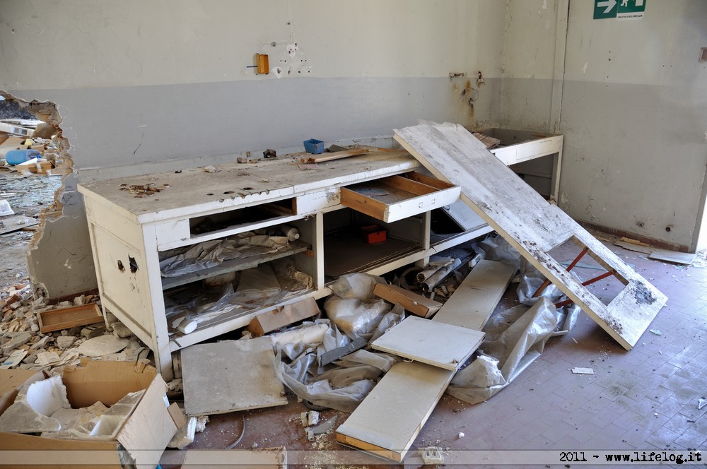 Abandoned pharmaceutical plant