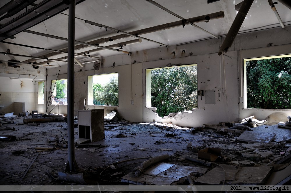 Abandoned pharmaceutical plant