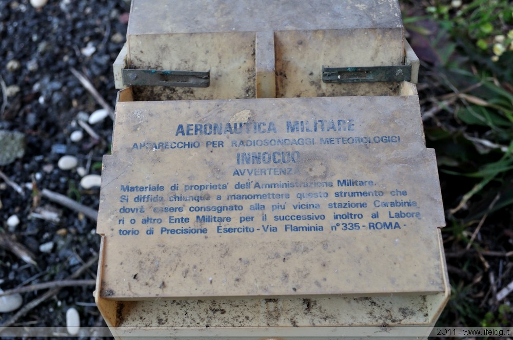 Abandoned weather balloon station