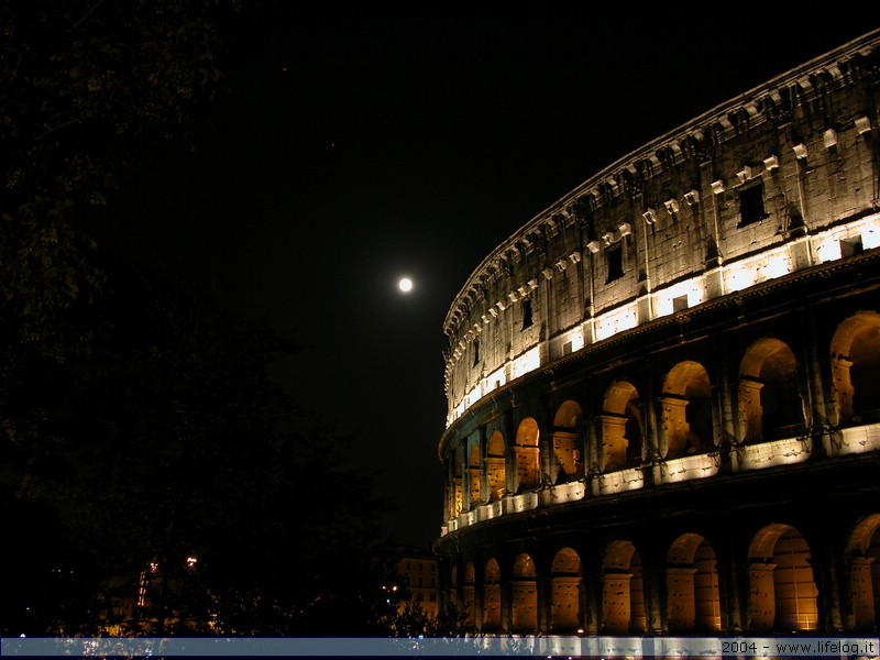 Rome - Il colosseo e la luna - Pietromassimo Pasqui 2004