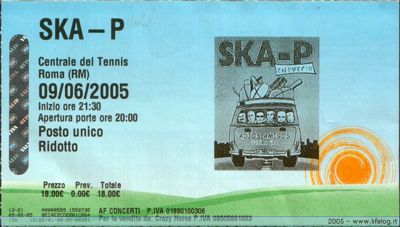 Ska-P - L'ultimo tour - Pietromassimo Pasqui 2005