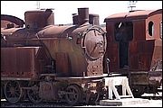 Locomotiva a vapore nella stazione di Tempio Pausania - Sardegna