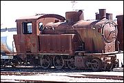Locomotiva a vapore nella stazione di Tempio Pausania - Sardegna