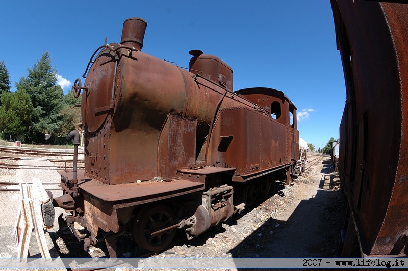 Locomotiva a vapore - Stazione di Tempio Pausania - Sardegna - Pietromassimo Pasqui 2007