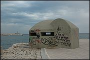 Bunker nel porto di Monopoli (BA)