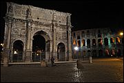 Arco di Costantino e Colosseo (Roma)